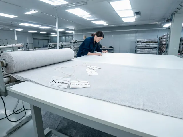 Fabric inspection table